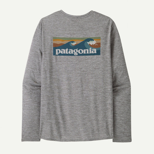 Men's Long-Sleeved Capilene Cool Daily Graphic Shirt - Waters