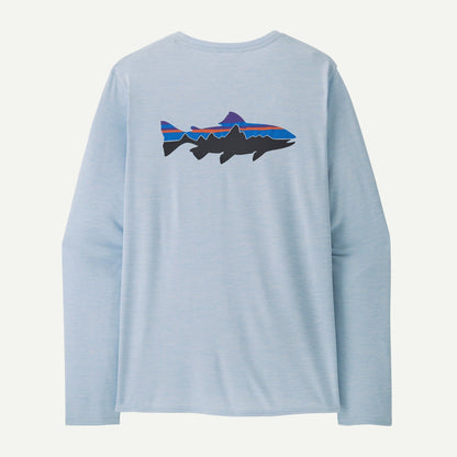 Men's Long-Sleeved Capilene Cool Daily Graphic Shirt - Waters
